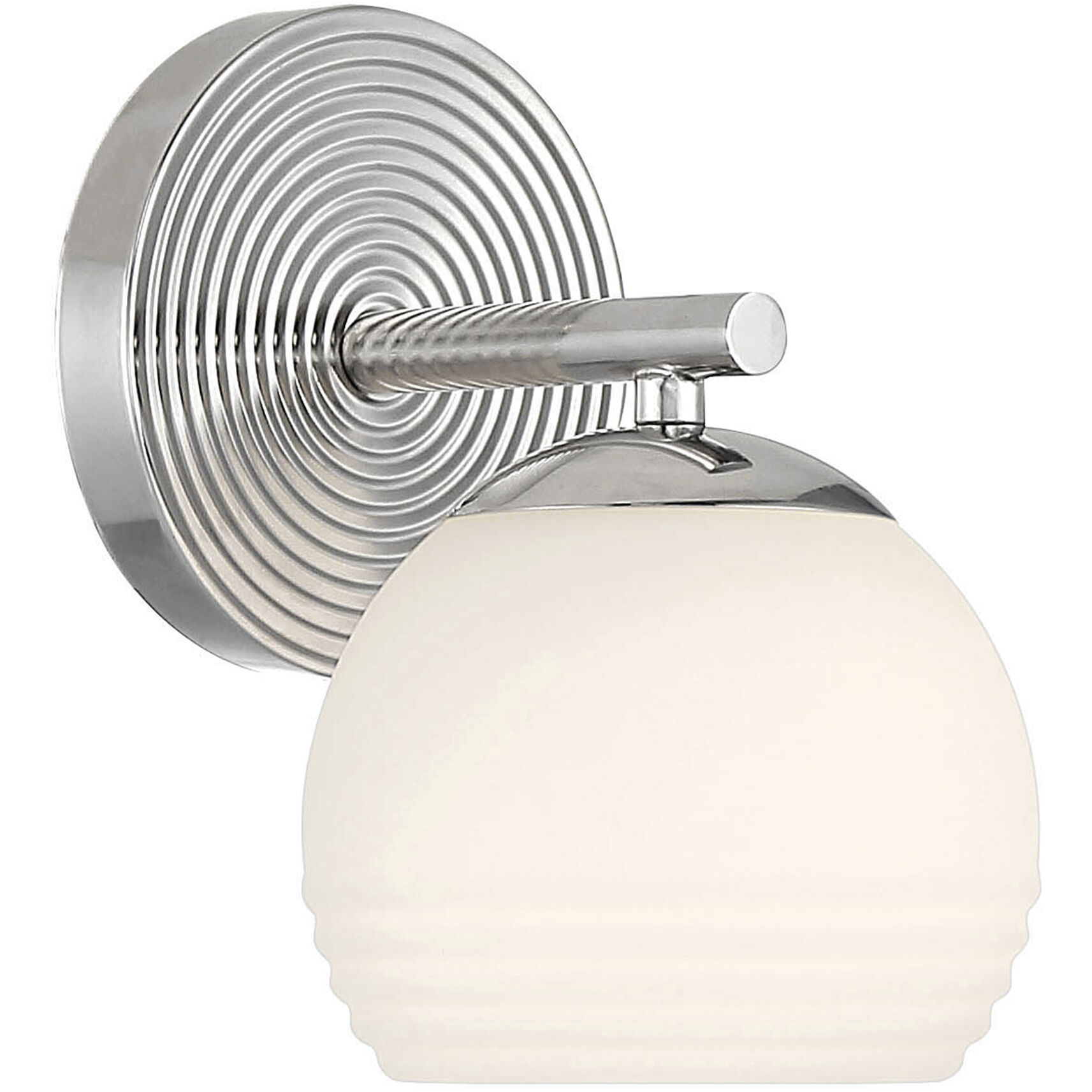 Moon Breeze 1 Light 6 inch Polished Nickel Wall Sconce Wall Light